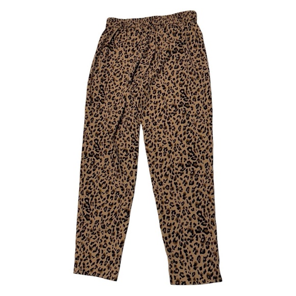 J. Crew Leopard Jamie Pant With Elastic Waist Size 2 - Picture 12 of 14